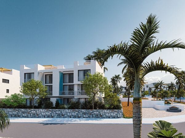 Студия 46 м² с балконом 6 м² в комплексе у моря - фото № 7