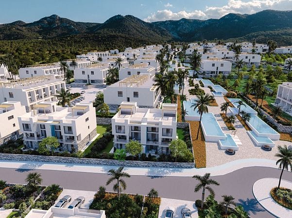 Студия 46 м² с балконом 6 м² в комплексе у моря - фото № 10