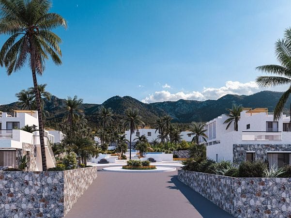 Студия 46 м² с балконом 6 м² в комплексе у моря - фото № 14