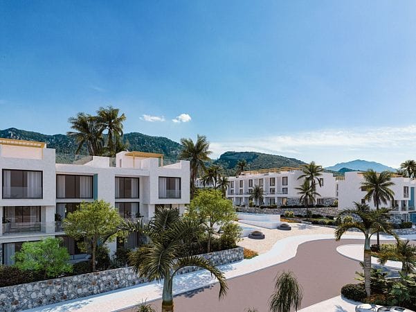 Студия 46 м² с балконом 6 м² в комплексе у моря - фото № 16