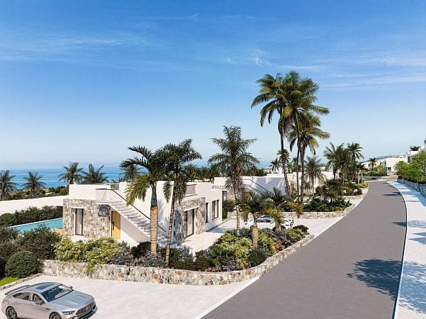 Студия 46 м² с балконом 6 м² в комплексе у моря - фото № 24