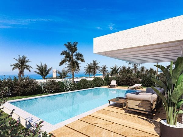 Студия 46 м² с балконом 6 м² в комплексе у моря - фото № 27