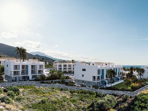 Студия 46 м² с балконом 6 м² в комплексе у моря - фото № 49