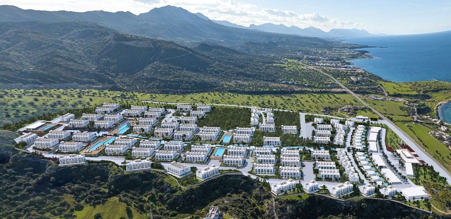 Студия 46 м² с балконом 6 м² в комплексе у моря - фото № 61