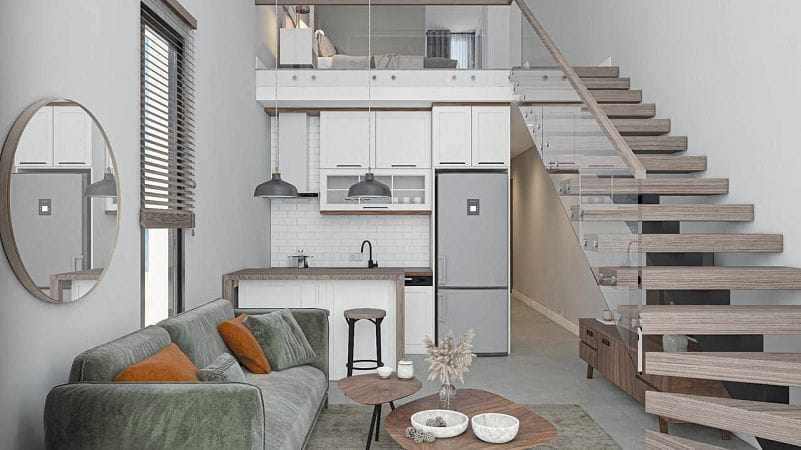 3-комнатный пентхаус loft 73 м² с террасой на крыше 39 м² с видами на море! - фото № 5