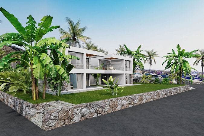 2-комнатный loft пентхаус 63 м² с террасой на крыше 30 м² и прямым видом на море! - фото № 1