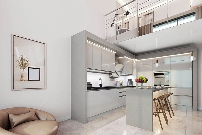 2-комнатный loft пентхаус 63 м² с террасой на крыше 30 м² и прямым видом на море! - фото № 2