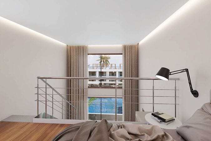 2-комнатный loft пентхаус 63 м² с террасой на крыше 30 м² и прямым видом на море! - фото № 7