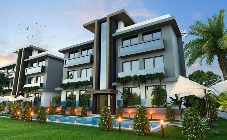 2-комнатный пентхаус 80 м² с террасой на крыше 80 м² в Лапте - фото № 1