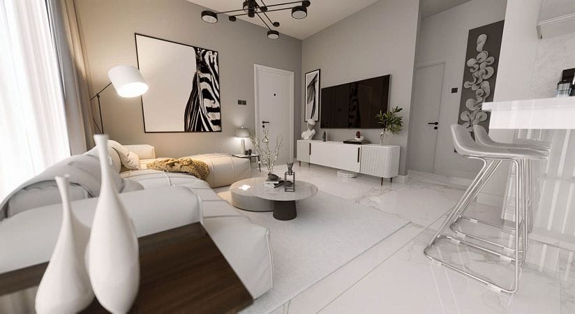 2-комнатный пентхаус 80 м² с террасой на крыше 80 м² в Лапте - фото № 7