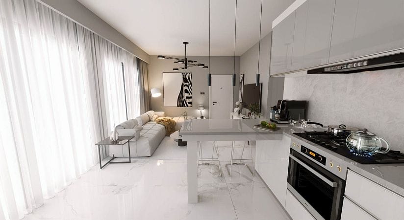 2-комнатный пентхаус 80 м² с террасой на крыше 80 м² в Лапте - фото № 10