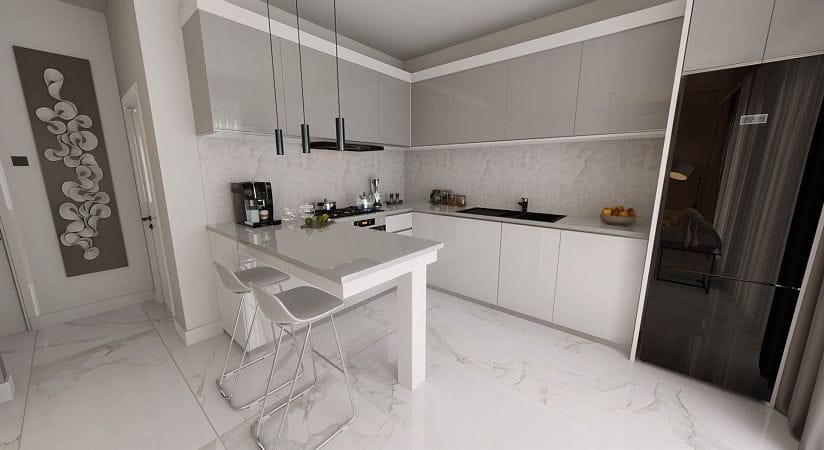 2-комнатный пентхаус 80 м² с террасой на крыше 80 м² в Лапте - фото № 11