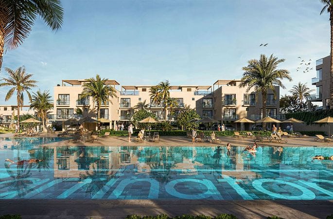 2-комнатные апартаменты 40 м² с террасой 12 м² в курортном комплексе - фото № 2