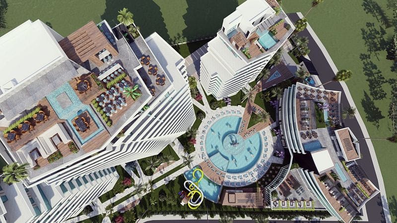 Студия 47 м² с мебелью и техникой и прямым видом на море - фото № 2