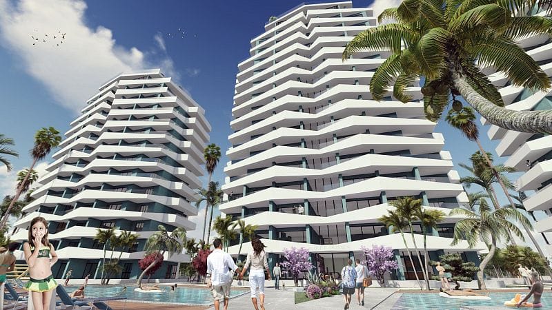 Студия 47 м² с мебелью и техникой и прямым видом на море - фото № 3