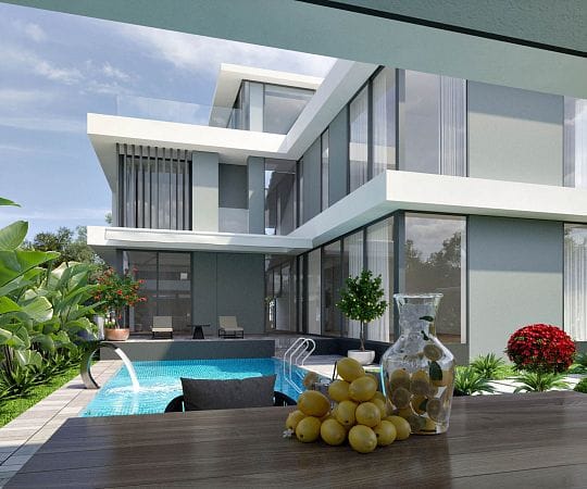 5-комнатная вилла 383 м² с полным дизайн-пакетом и террасой на крыше 139 м² и бассейном  - фото № 4