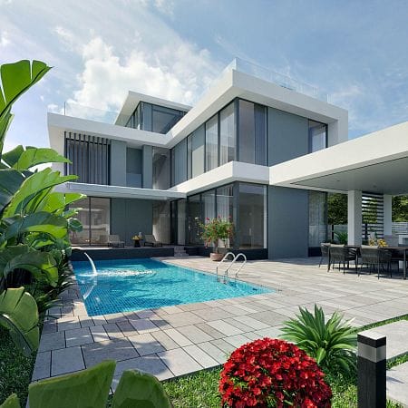 5-комнатная вилла 383 м² с полным дизайн-пакетом и террасой на крыше 139 м² и бассейном  - фото № 8