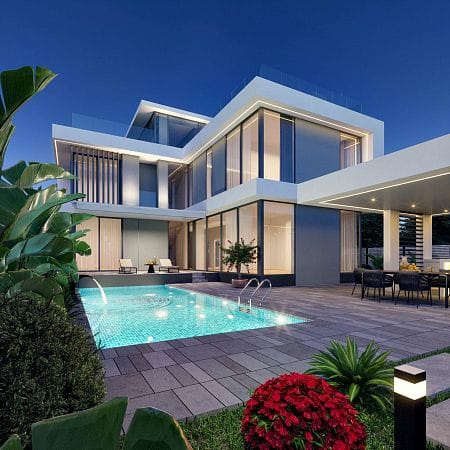 5-комнатная вилла 383 м² с полным дизайн-пакетом и террасой на крыше 139 м² и бассейном  - фото № 9