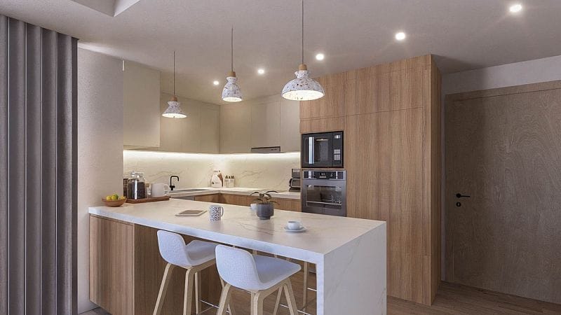 2-комнатные апартаменты 55 м² с террасой 15 м² и участком земл 69 м² в бутик-комплексе  - фото № 9