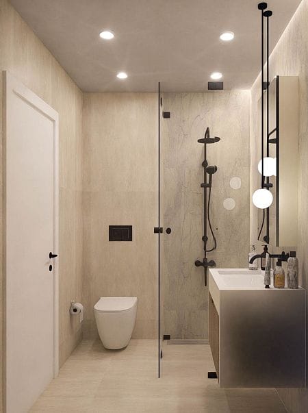 2-комнатный пентхаус 55 м² с балконом 6,9 м² террасой на крыше 44 м² в бутик-комплексе  - фото № 15