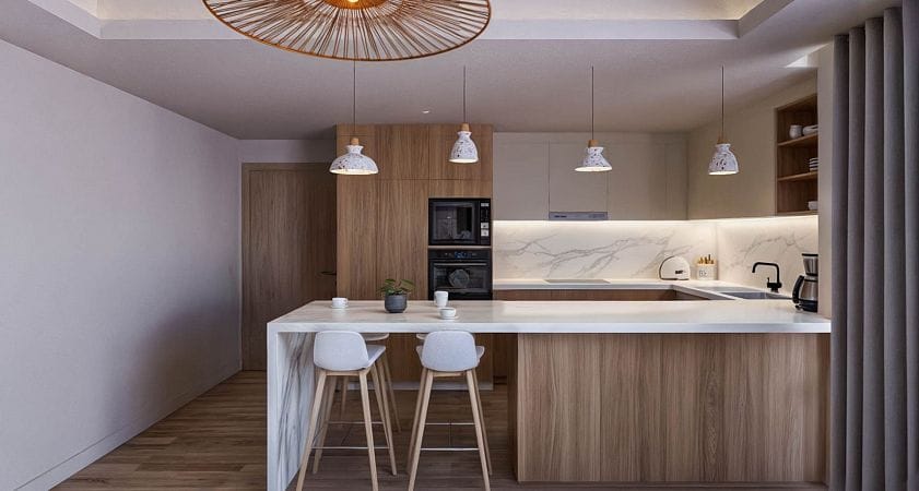 3-комнатный пентхаус 75 м² с балконом 8,7 м² террасой на крыше 41,3 м² в бутик-комплексе  - фото № 8