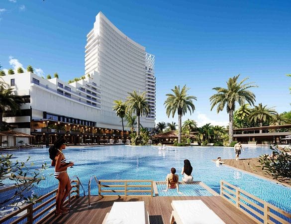 Студия 46 м² с террасой в элитном комплексе в 700 метрах от пляжа - фото № 7