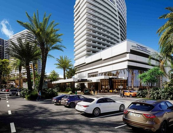 Студия 46 м² с террасой в элитном комплексе в 700 метрах от пляжа - фото № 13