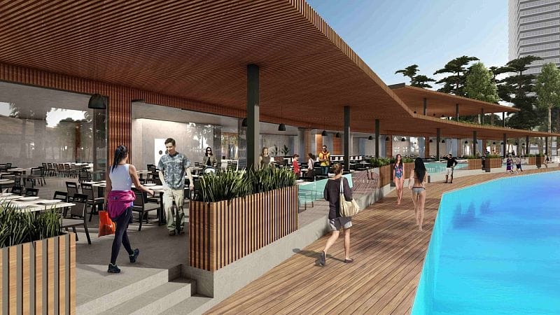 Студия 46 м² с террасой в элитном комплексе в 700 метрах от пляжа - фото № 23