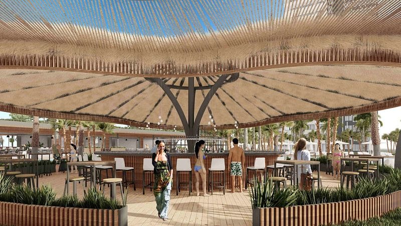 Студия 46 м² с террасой в элитном комплексе в 700 метрах от пляжа - фото № 27