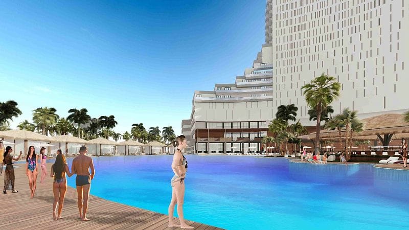 Студия 46 м² с террасой в элитном комплексе в 700 метрах от пляжа - фото № 33