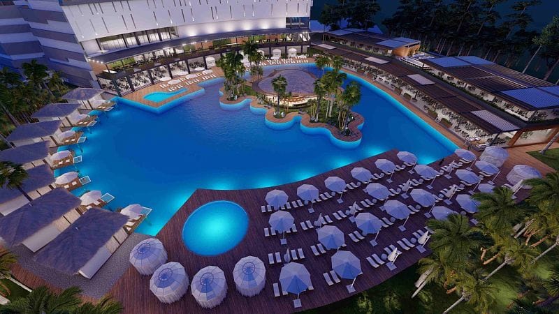 Студия 46 м² с террасой в элитном комплексе в 700 метрах от пляжа - фото № 35