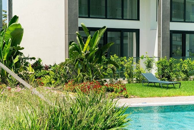 Студия пентхаус 47 м² с террасой на крыше 33 м² и дизайн пакетом в красивом комплексе в Каршияке - фото № 7