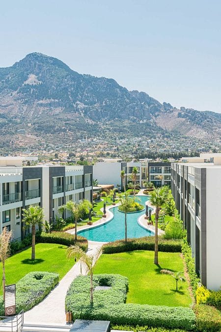 Студия пентхаус 47 м² с террасой на крыше 33 м² и дизайн пакетом в красивом комплексе в Каршияке - фото № 21