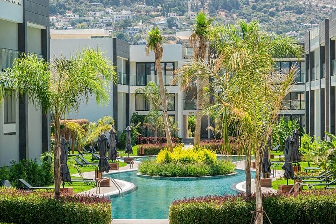 Студия пентхаус 47 м² с террасой на крыше 33 м² и дизайн пакетом в красивом комплексе в Каршияке - фото № 23