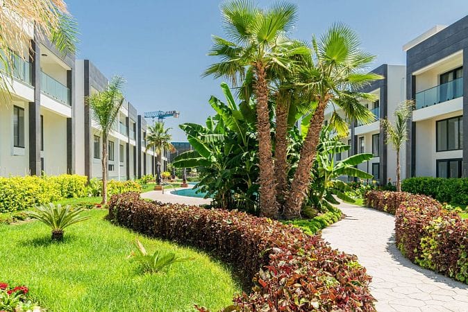 Студия пентхаус 47 м² с террасой на крыше 33 м² и дизайн пакетом в красивом комплексе в Каршияке - фото № 26