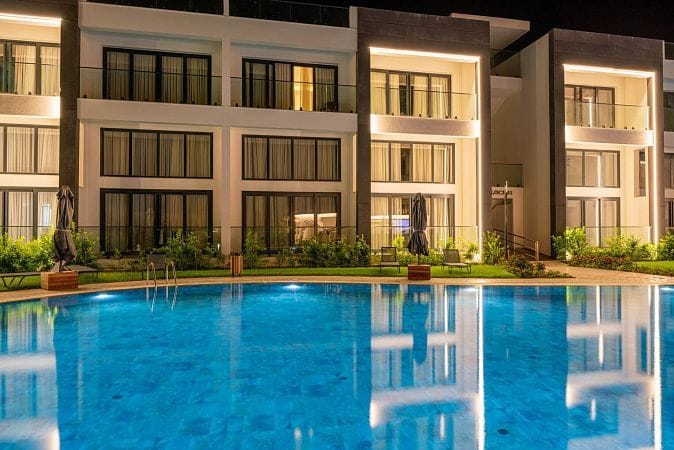 Студия пентхаус 47 м² с террасой на крыше 33 м² и дизайн пакетом в красивом комплексе в Каршияке - фото № 47