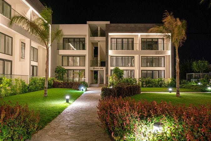 Студия пентхаус 47 м² с террасой на крыше 33 м² и дизайн пакетом в красивом комплексе в Каршияке - фото № 49