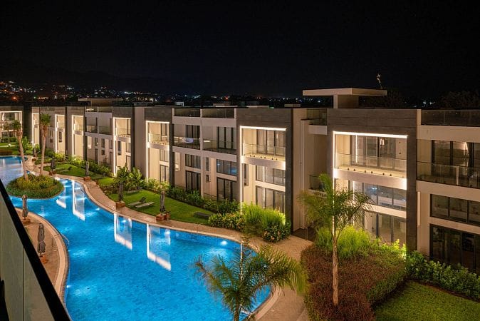 Студия пентхаус 47 м² с террасой на крыше 33 м² и дизайн пакетом в красивом комплексе в Каршияке - фото № 63