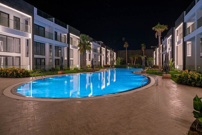 Студия пентхаус 47 м² с террасой на крыше 33 м² и дизайн пакетом в красивом комплексе в Каршияке - фото № 73