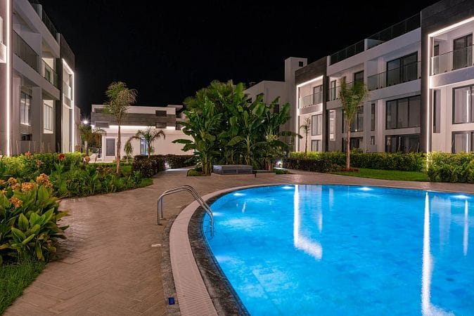 Студия пентхаус 47 м² с террасой на крыше 33 м² и дизайн пакетом в красивом комплексе в Каршияке - фото № 75