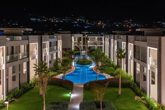 Студия пентхаус 47 м² с террасой на крыше 33 м² и дизайн пакетом в красивом комплексе в Каршияке - фото № 79