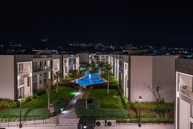 Студия пентхаус 47 м² с террасой на крыше 33 м² и дизайн пакетом в красивом комплексе в Каршияке - фото № 80