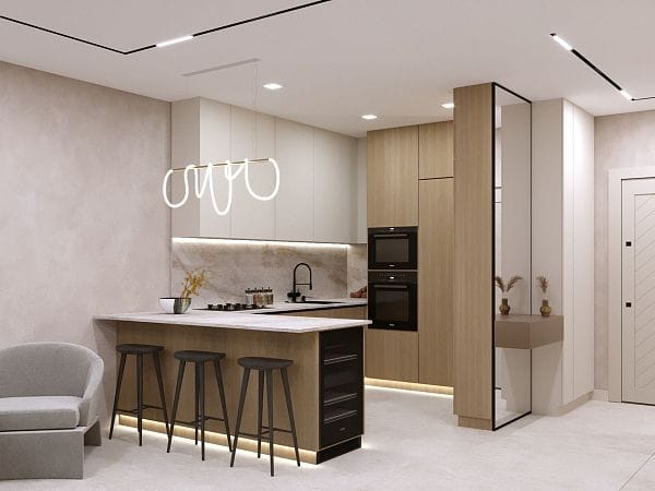 3-комнатные апартаменты 80 м² у подножия Бешпармакских гор - фото № 9