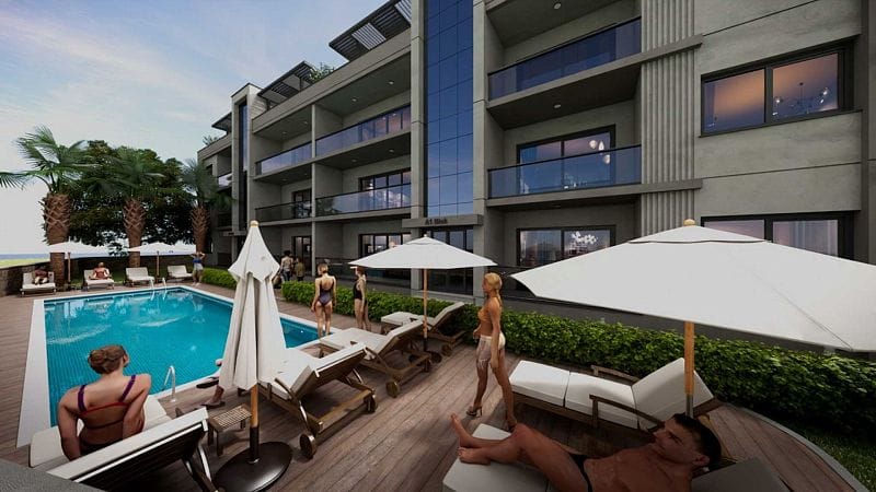 3-комнатные апартаменты 80 м² у подножия Бешпармакских гор - фото № 22