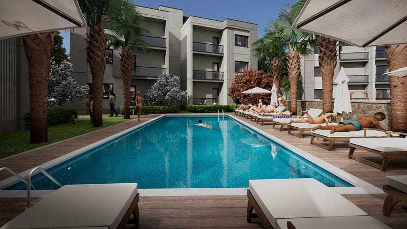 3-комнатные апартаменты 80 м² у подножия Бешпармакских гор - фото № 24