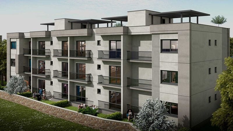 3-комнатные апартаменты 80 м² у подножия Бешпармакских гор - фото № 30