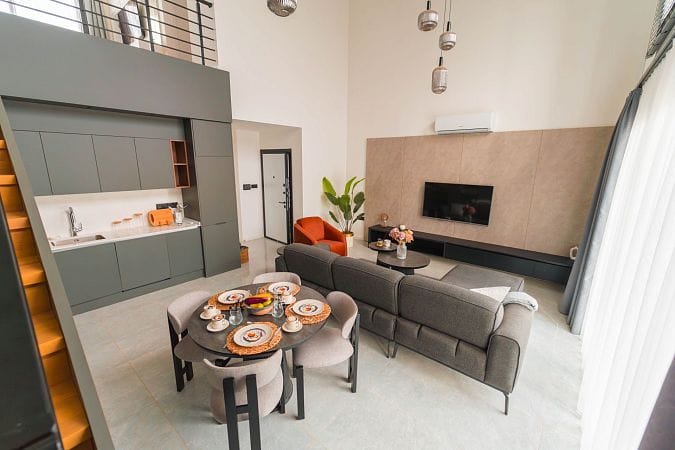 3-комнатные апартаменты loft 104 м² с террасой 9 м² с дизайн-пакетом - фото № 3