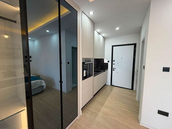 Студия пентхаус 47 м² с террасой на крыше 33 м² и дизайн пакетом в красивом комплексе в Каршияке - фото № 9