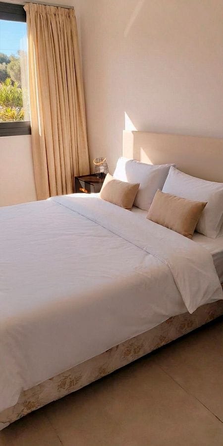 2-комнатные  апартаменты 57м² с полной меблировкой в 100 метрах от пляжа. - фото № 8