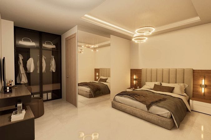 2-комнатный loft пентхаус 60 м² с балконом 6 м² и террасой 30 м² в 340 метрах от моря - фото № 4